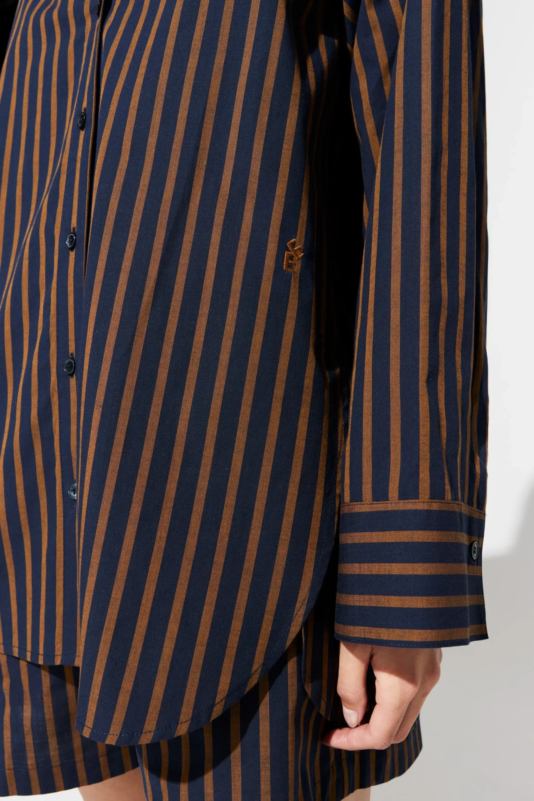 Bettina dk navy stripe