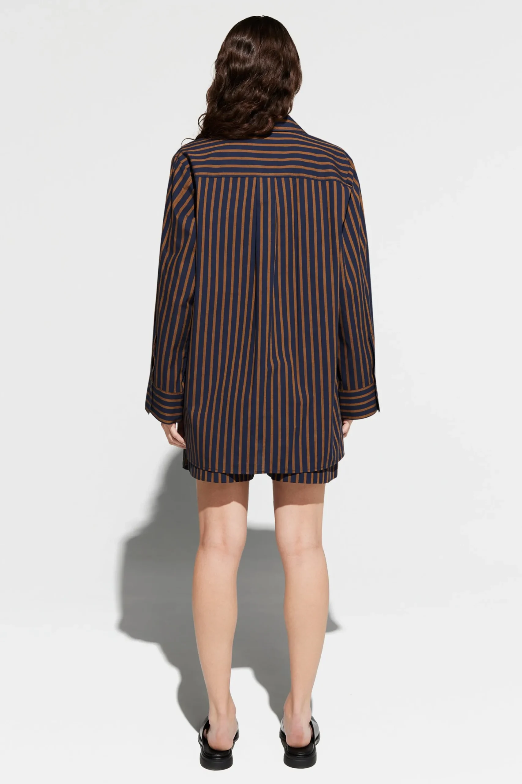 Bettina dk navy stripe