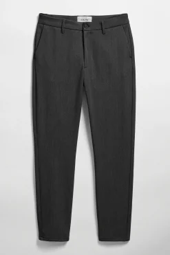 Crimson stretch grey melange