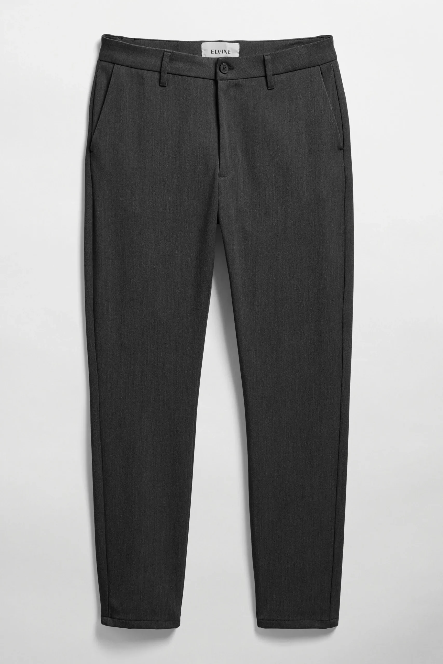 Crimson stretch grey melange