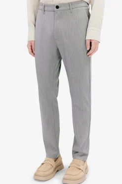 Crimson stretch light grey melange