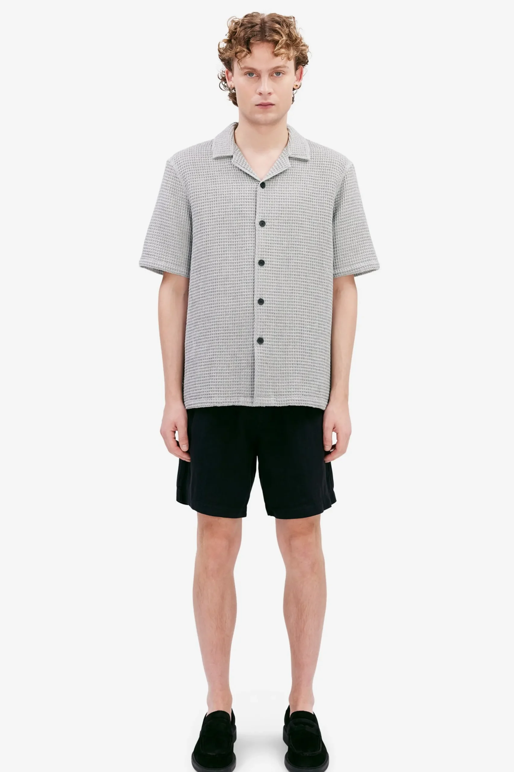 Kilian Waffle grey melange