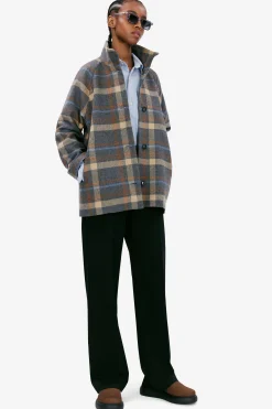 Melvina grey check