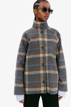 Melvina grey check