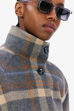 Melvina grey check