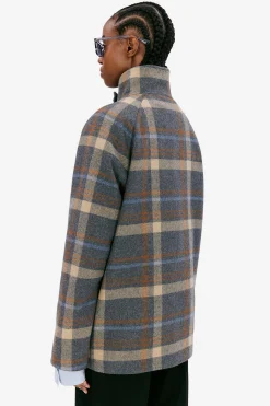 Melvina grey check