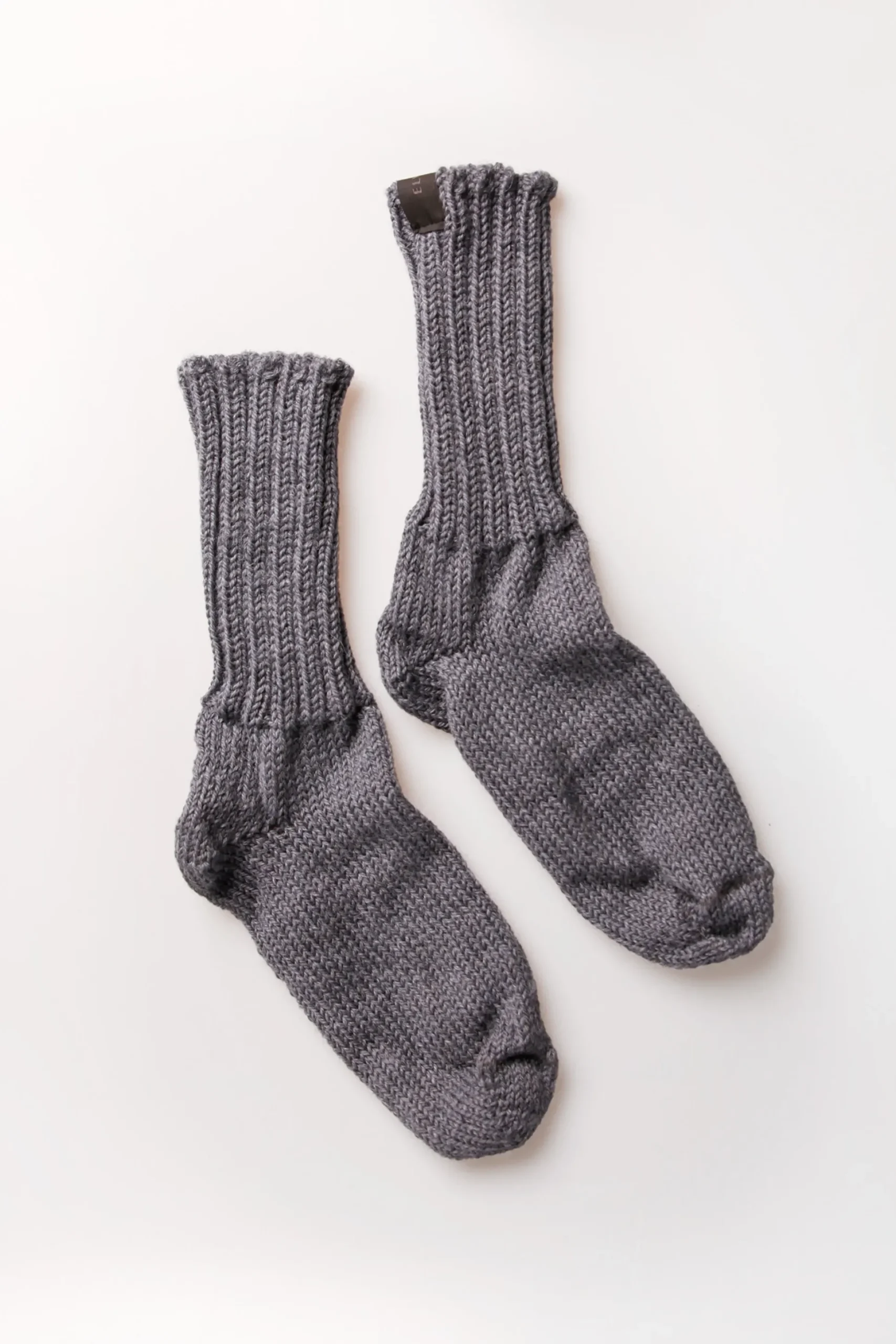 Raggsocka dark grey melange