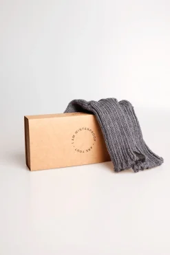 Raggsocka dark grey melange
