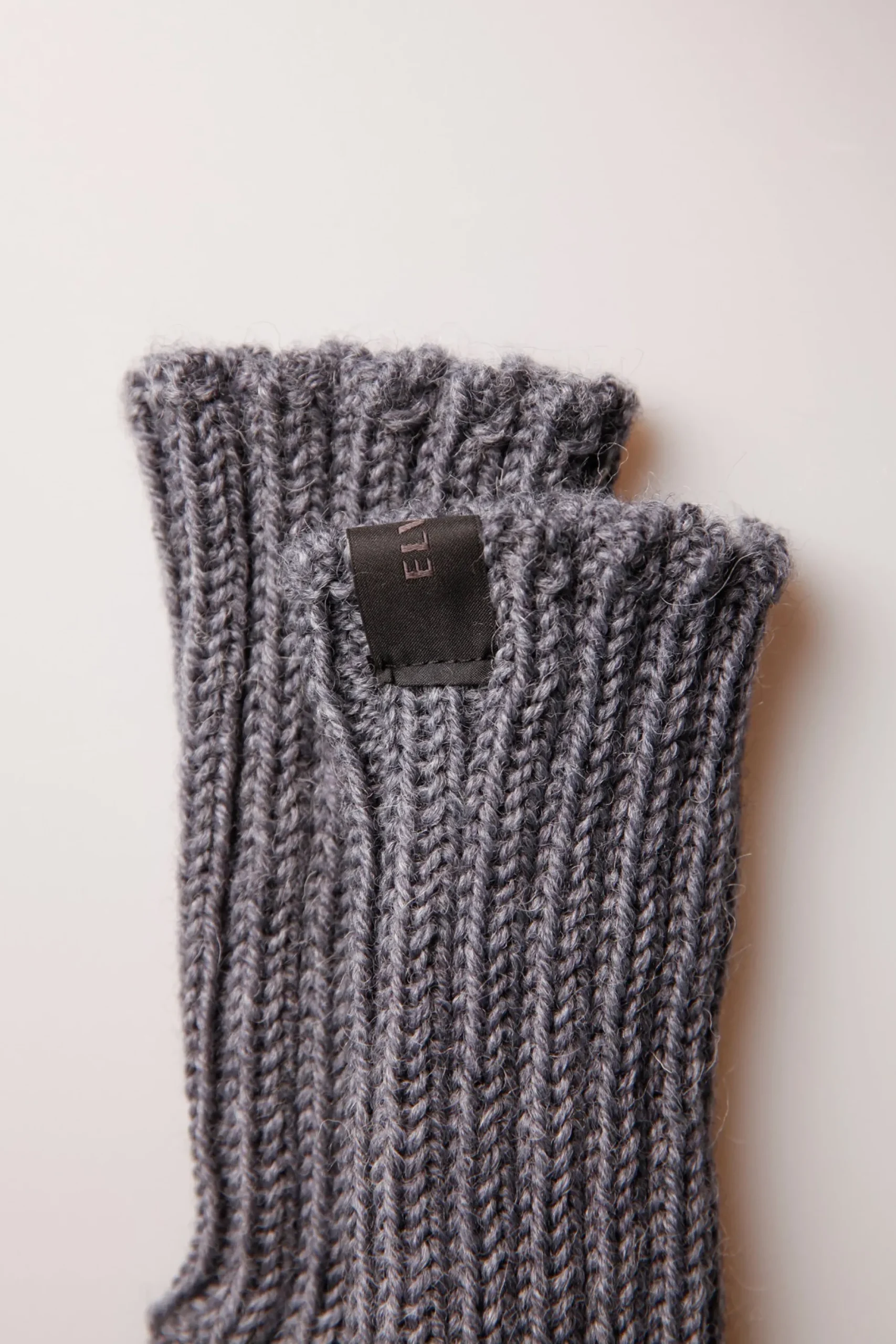 Raggsocka dark grey melange