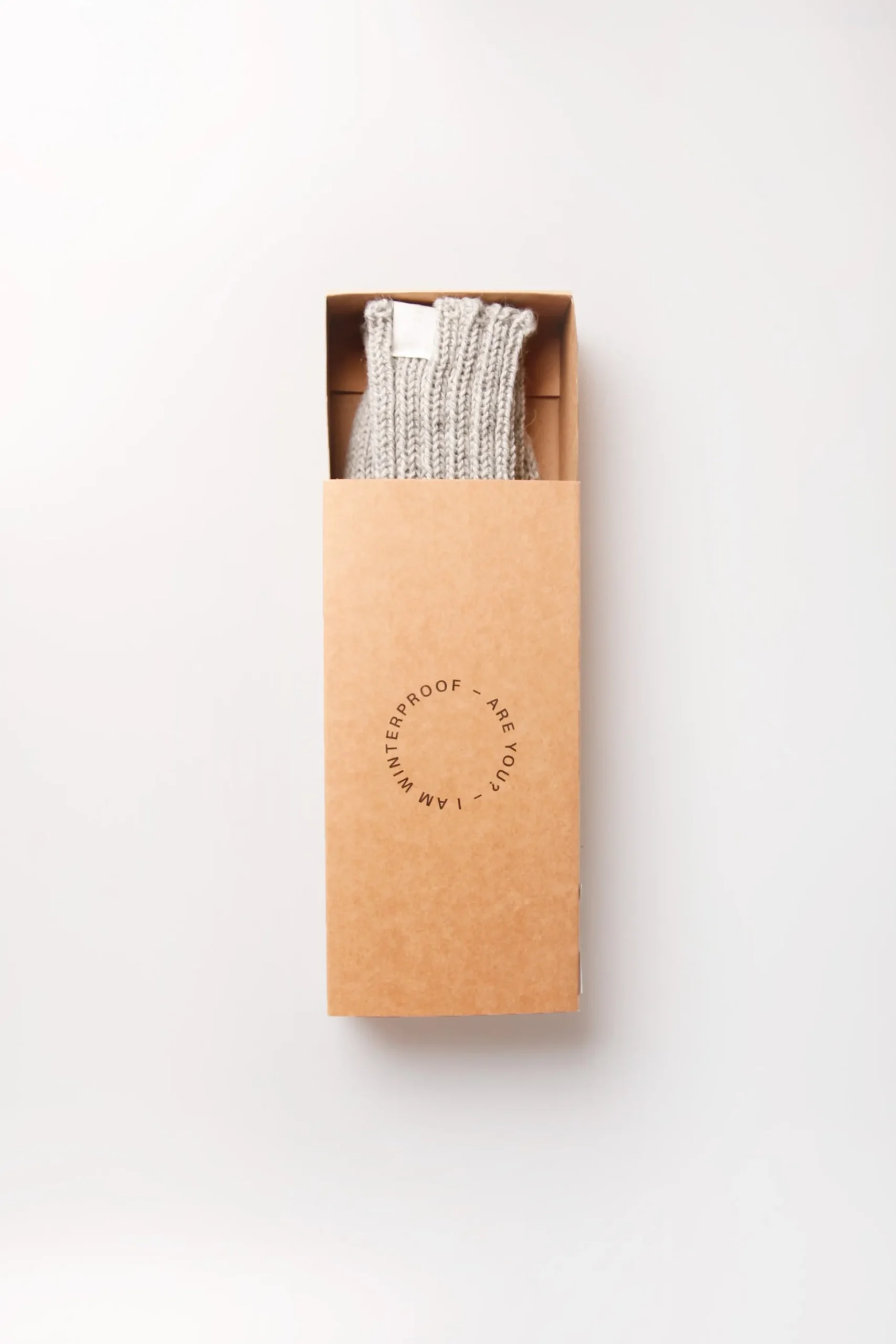 Raggsocka light grey melange