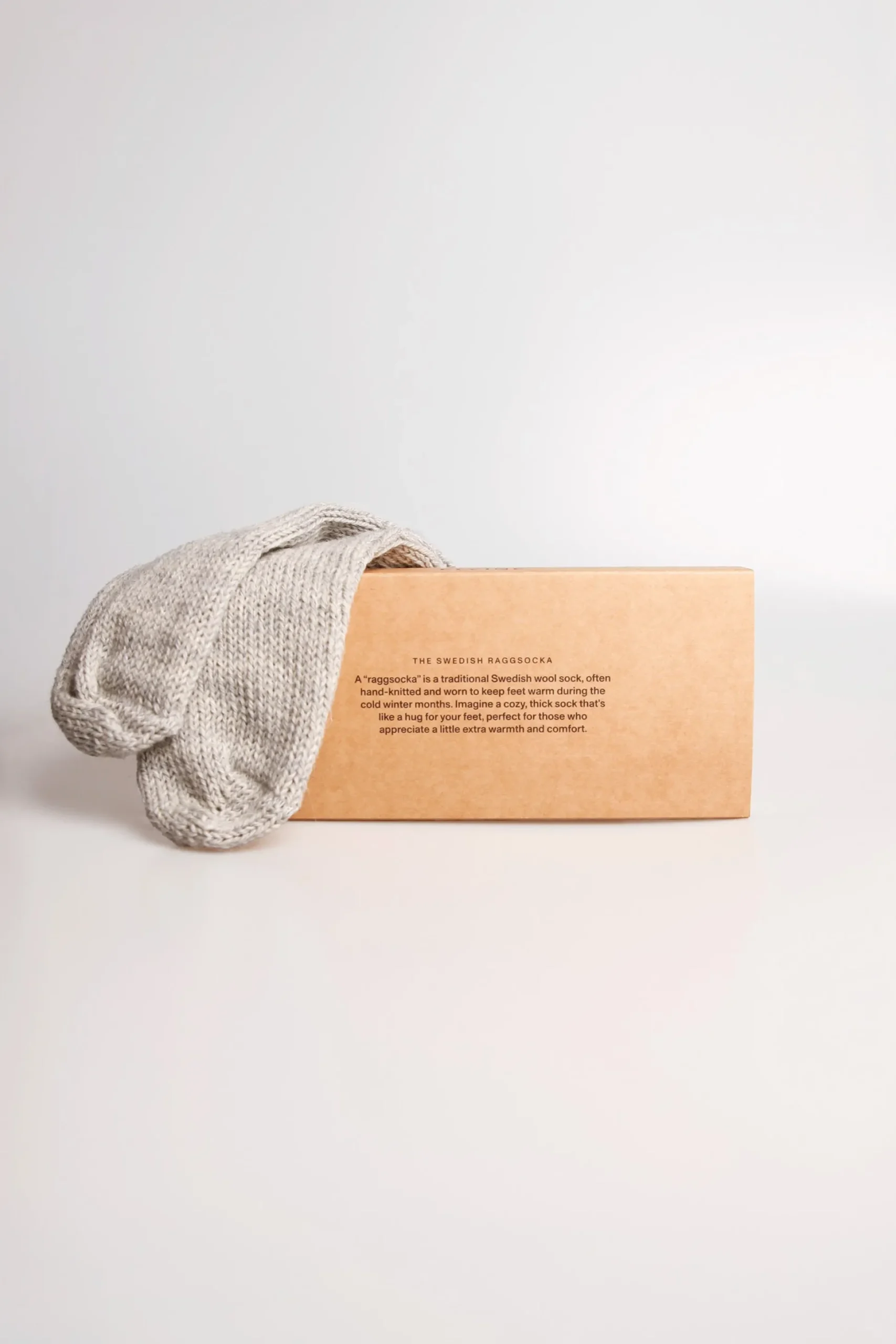 Raggsocka light grey melange
