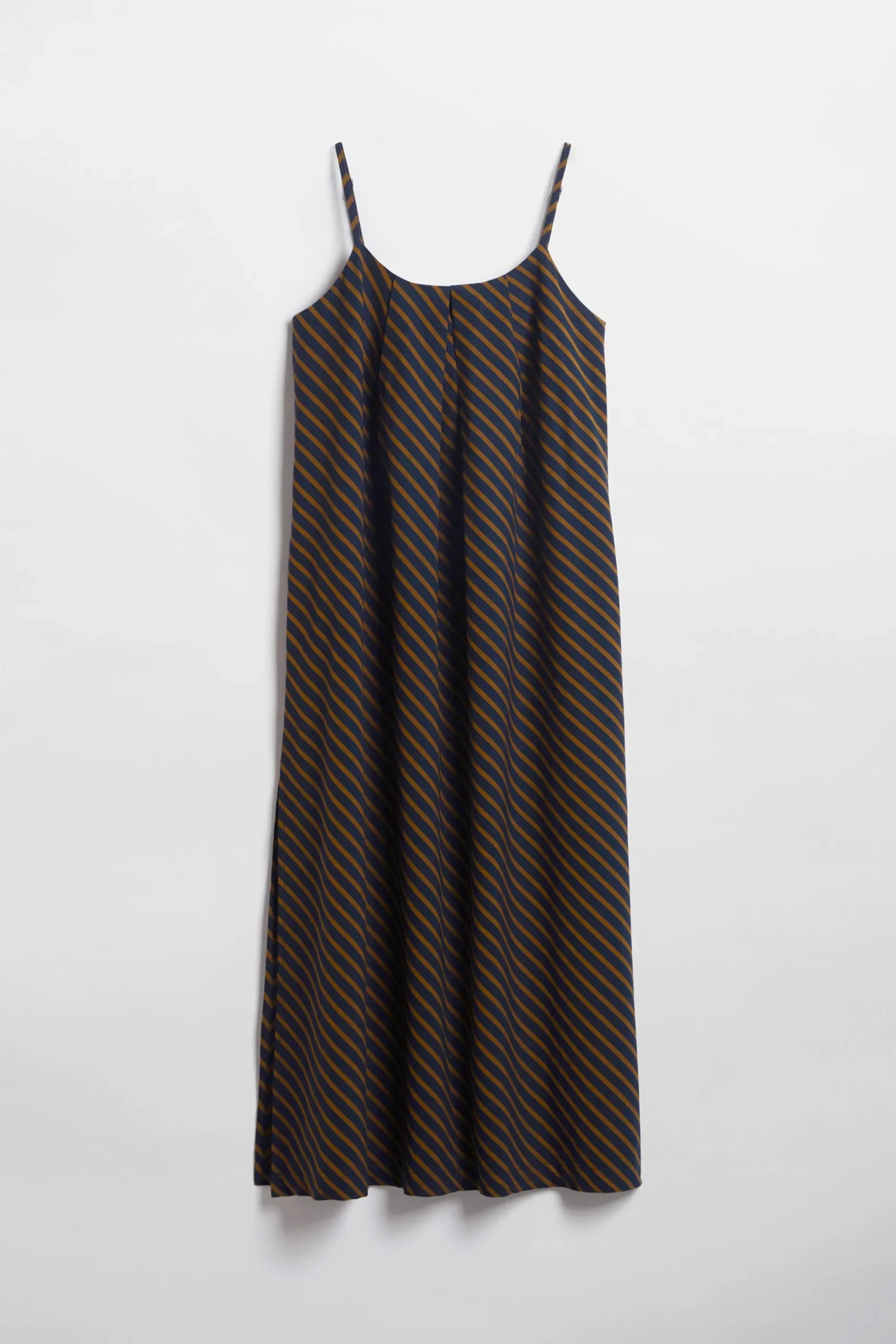 Yvette dk navy stripe