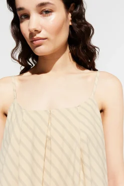 Yvette sand stripe